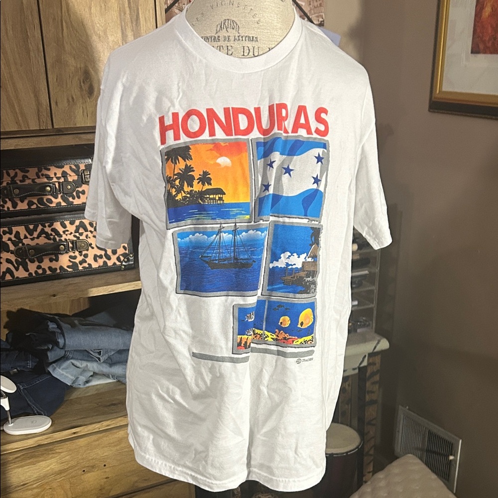 White Honduras T-Shirt - Large